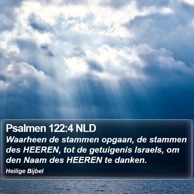 Psalmen 122:4 NLD Bible Verse Image