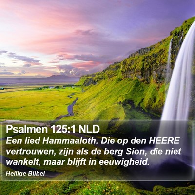 Psalmen 125:1 NLD Bible Verse Image