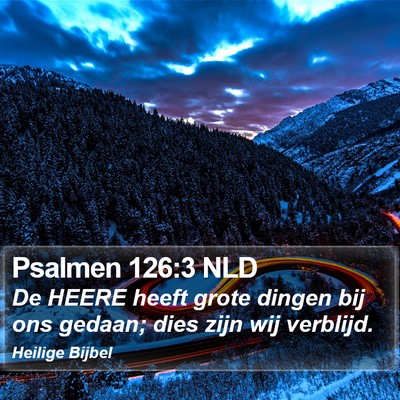 Psalmen 126:3 NLD Bible Verse Image
