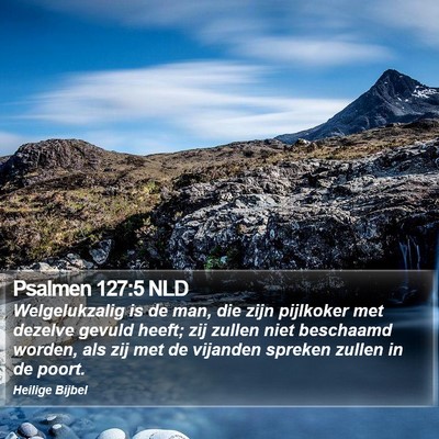 Psalmen 127:5 NLD Bible Verse Image