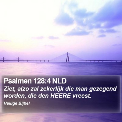 Psalmen 128:4 NLD Bible Verse Image