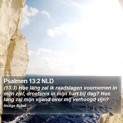 Psalmen 13:2 NLD Bible Verse Image