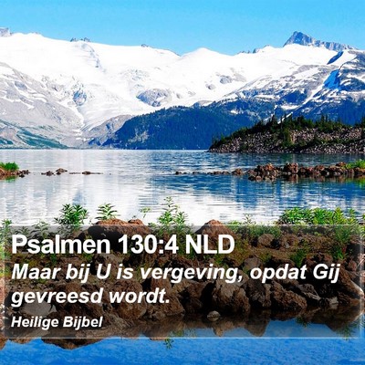 Psalmen 130:4 NLD Bible Verse Image