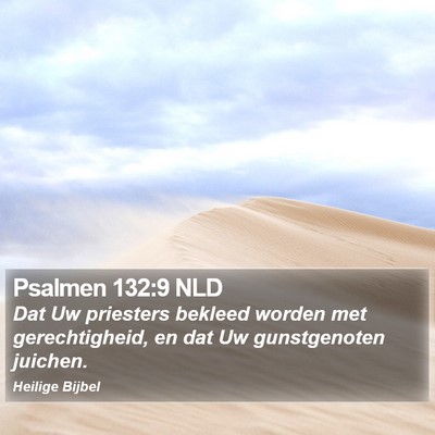 Psalmen 132:9 NLD Bible Verse Image