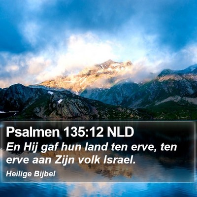 Psalmen 135:12 NLD Bible Verse Image