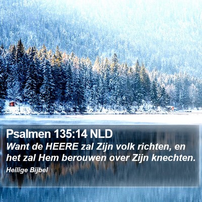 Psalmen 135:14 NLD Bible Verse Image