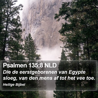 Psalmen 135:8 NLD Bible Verse Image