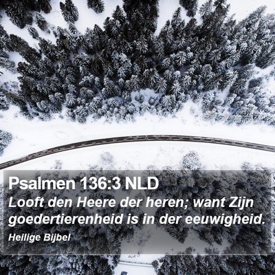 Psalmen 136:3 NLD Bible Verse Image