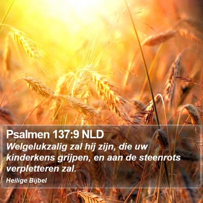 Psalmen 137:9 NLD Bible Verse Image