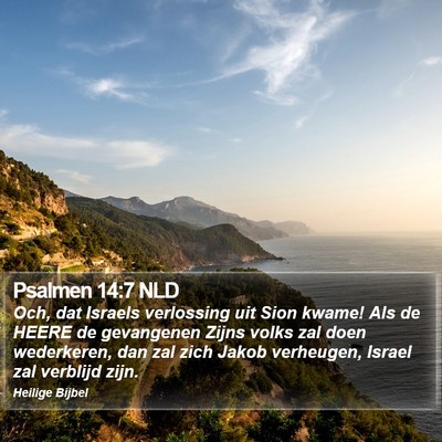 Psalmen 14:7 NLD Bible Verse Image