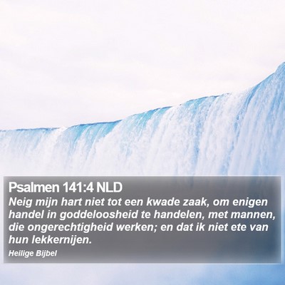 Psalmen 141:4 NLD Bible Verse Image