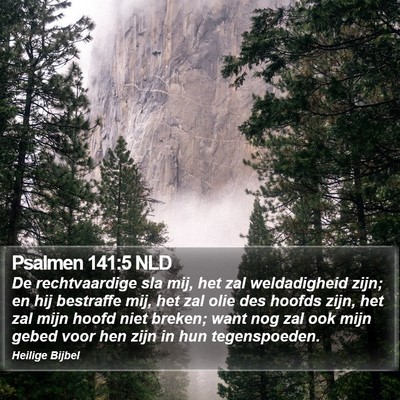 Psalmen 141:5 NLD Bible Verse Image
