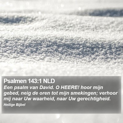 Psalmen 143:1 NLD Bible Verse Image
