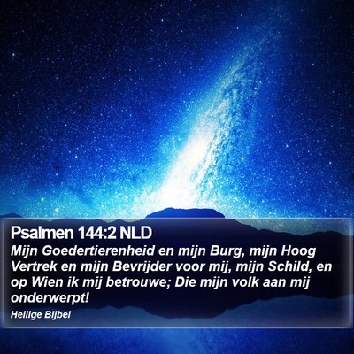 Psalmen 144:2 NLD Bible Verse Image