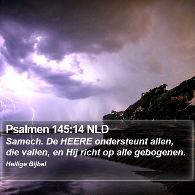 Psalmen 145:14 NLD Bible Verse Image