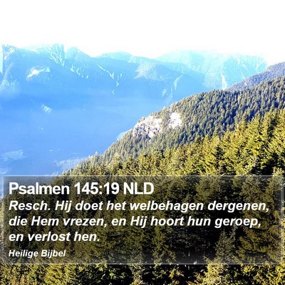 Psalmen 145:19 NLD Bible Verse Image