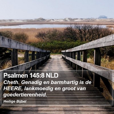 Psalmen 145:8 NLD Bible Verse Image