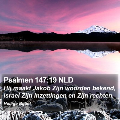 Psalmen 147:19 NLD Bible Verse Image