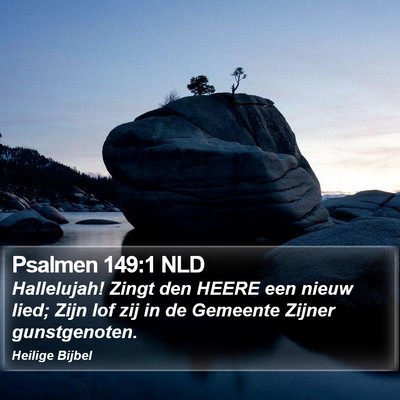 Psalmen 149:1 NLD Bible Verse Image