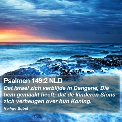 Psalmen 149:2 NLD Bible Verse Image