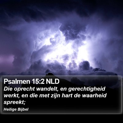 Psalmen 15:2 NLD Bible Verse Image