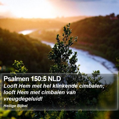 Psalmen 150:5 NLD Bible Verse Image
