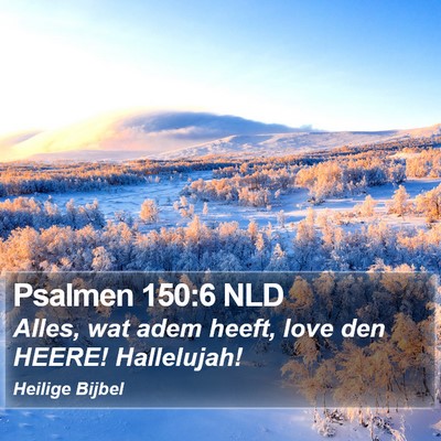 Psalmen 150:6 NLD Bible Verse Image