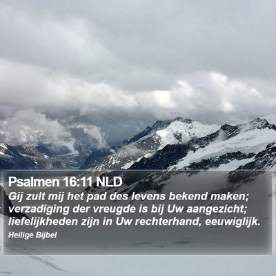 Psalmen 16:11 NLD Bible Verse Image