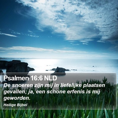 Psalmen 16:6 NLD Bible Verse Image