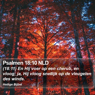Psalmen 18:10 NLD Bible Verse Image