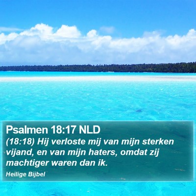 Psalmen 18:17 NLD Bible Verse Image