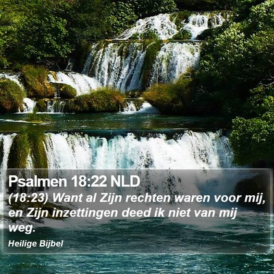 Psalmen 18:22 NLD Bible Verse Image