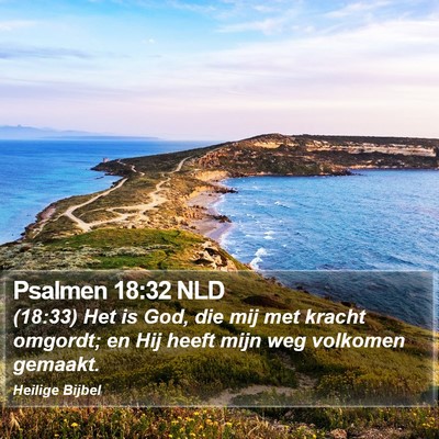 Psalmen 18:32 NLD Bible Verse Image