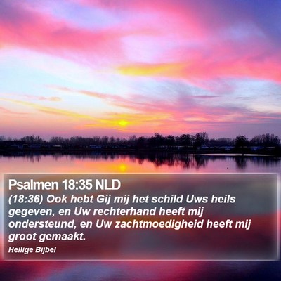 Psalmen 18:35 NLD Bible Verse Image