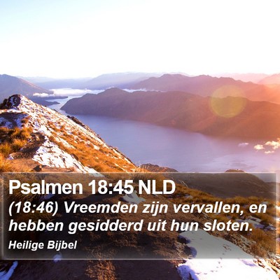 Psalmen 18:45 NLD Bible Verse Image