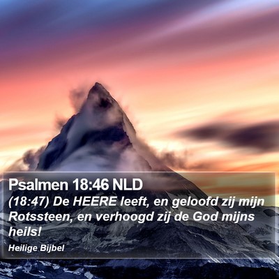 Psalmen 18:46 NLD Bible Verse Image