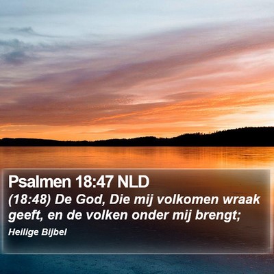 Psalmen 18:47 NLD Bible Verse Image