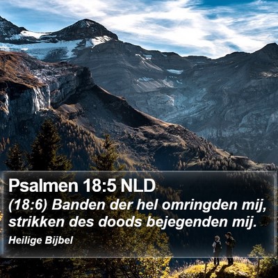 Psalmen 18:5 NLD Bible Verse Image