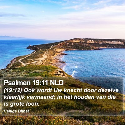 Psalmen 19:11 NLD Bible Verse Image