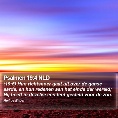Psalmen 19:4 NLD Bible Verse Image