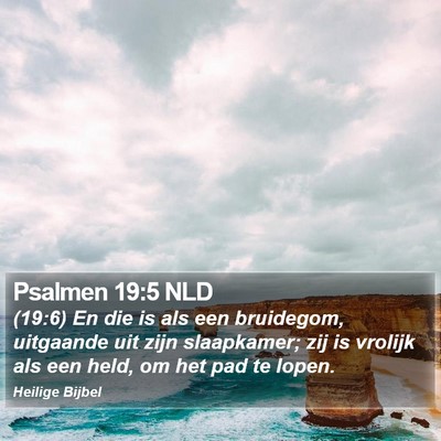 Psalmen 19:5 NLD Bible Verse Image