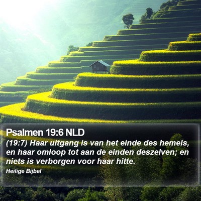 Psalmen 19:6 NLD Bible Verse Image