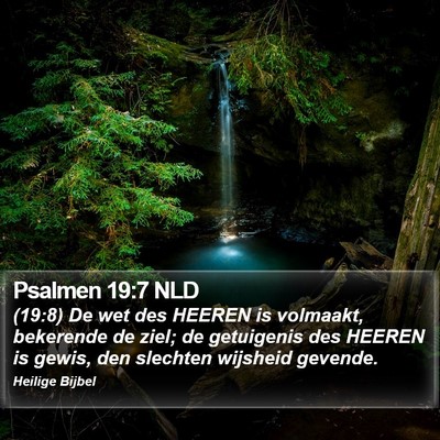 Psalmen 19:7 NLD Bible Verse Image