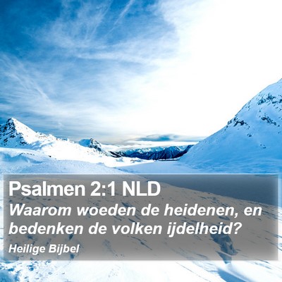 Psalmen 2:1 NLD Bible Verse Image