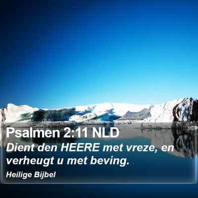Psalmen 2:11 NLD Bible Verse Image