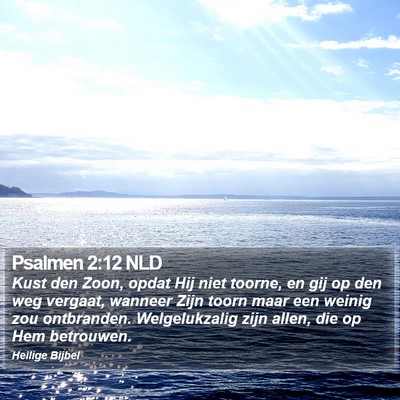 Psalmen 2:12 NLD Bible Verse Image