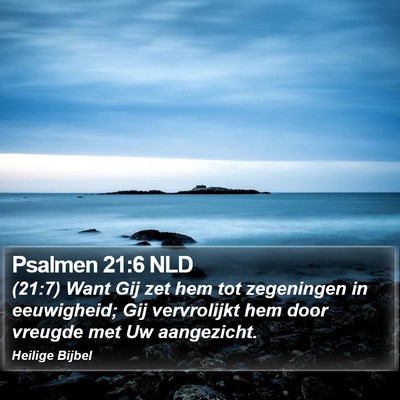 Psalmen 21:6 NLD Bible Verse Image