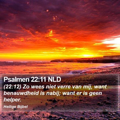 Psalmen 22:11 NLD Bible Verse Image