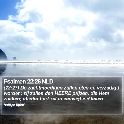 Psalmen 22:26 NLD Bible Verse Image