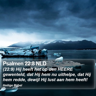Psalmen 22:8 NLD Bible Verse Image